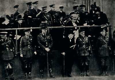 Kolonitropper går gennem London, 1919, 1945. af Unbekannt
