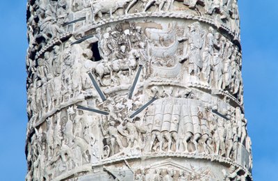 Søjle af Marcus Aurelius, detalje, Piazza Colonna, Rom af Unbekannt
