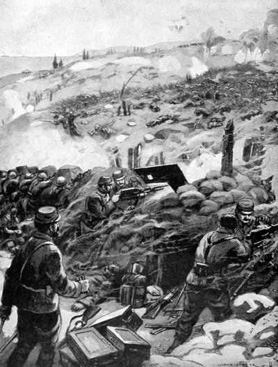 Kamp i Dardanellerne, Achi Baba, 1915 af Unbekannt