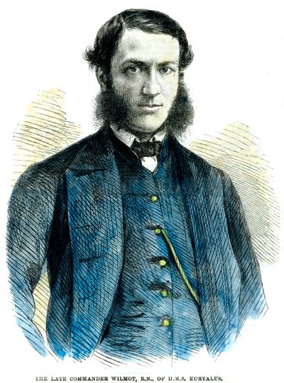 Kommandør Wilmot, af HMS Euryalus, 1863 af Unbekannt