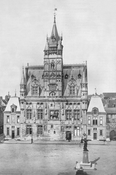 Compiegne: Rådhuset, 1914 af Unbekannt