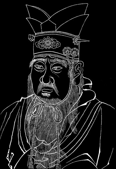 Konfucius 551-479 f.Kr., kinesisk filosof af Unbekannt
