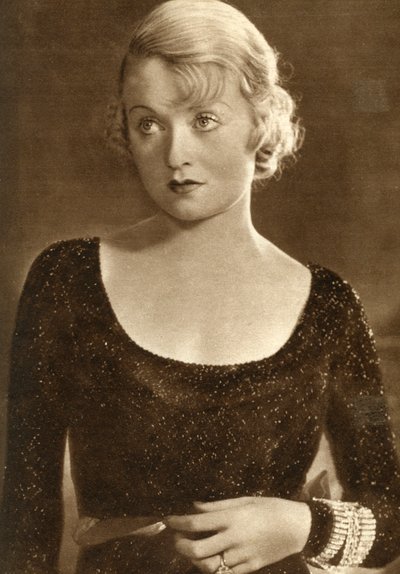 Constance Bennett, amerikansk skuespillerinde, 1933 af Unbekannt