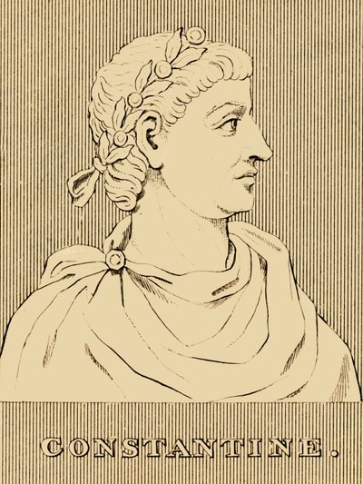 Konstantin, 272 - 337 e.Kr., 1830. af Unbekannt