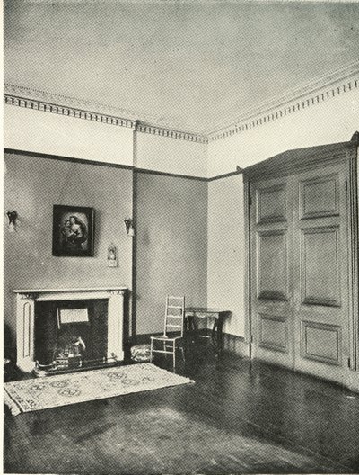 Kontrasterede interiører: Regency - Mecklenburgh Square, Bloomsbury, 1938 af Unbekannt