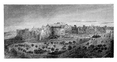 Fødselsklosteret, Bethlehem, c1888 af Unbekannt