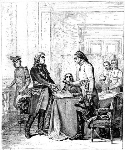 Konvention efter slaget ved Marengo, Italien, 15. juni 1800 1882-1884 af Unbekannt