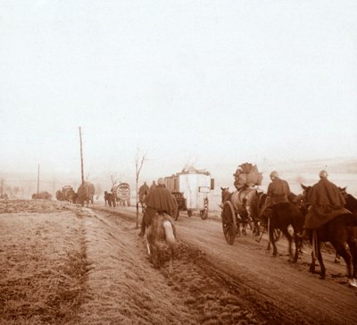 Konvoj, Genicourt, Nordfrankrig, 1916 af Unbekannt