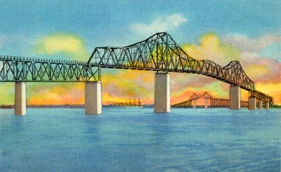 Cooper River Bridge, Charleston, S.C., 1942. af Unbekannt