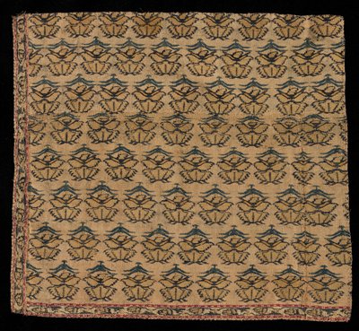 Hjørnefragment af et sjal, slutningen af 1700-tallet. af Unbekannt