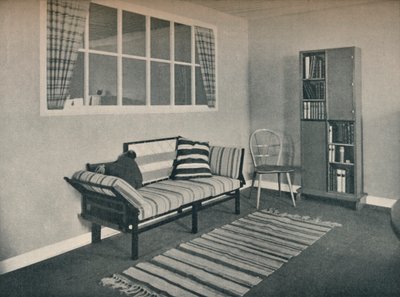 Hjørne af stue designet af prof. Karl Pullich, 1928 af Unbekannt