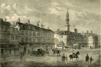 Cornhill i 1630, c1872. af Unbekannt