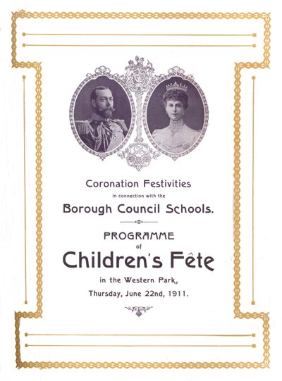 Kroningsfester i forbindelse med Borough Council Schools, 1911, 1917. af Unbekannt