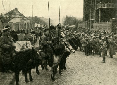 Kosaksoldater, Første Verdenskrig, 1914, c1920. af Unbekannt