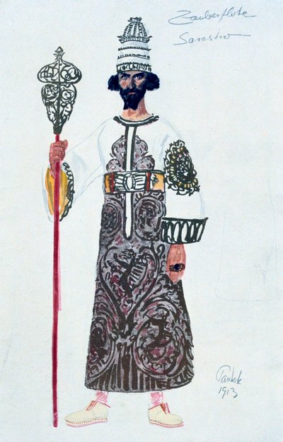 Kostumedesign til Sarastro, 1913 af Unbekannt