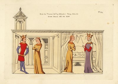 Kostume af en konge og dronning af Unbekannt