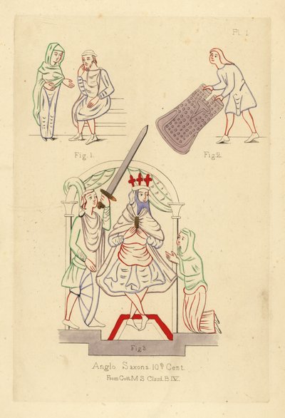 Kostüme der Angelsachsen von Unbekannt