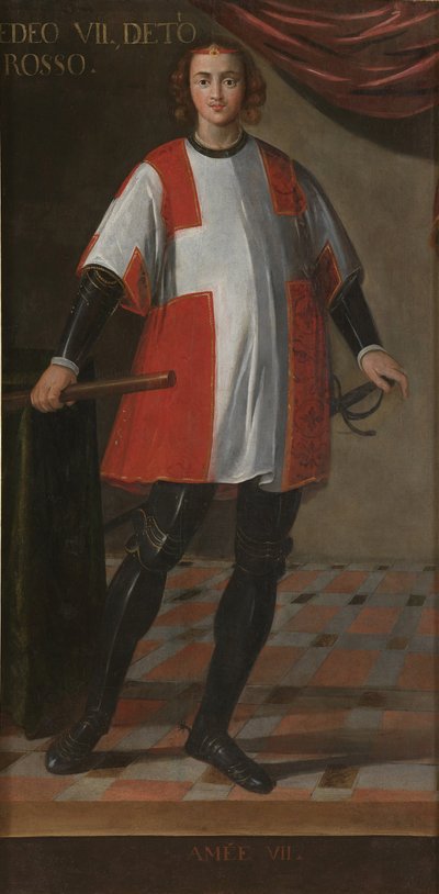 Grev Amadeus VII af Savoyen 1360-1391 af Unbekannt