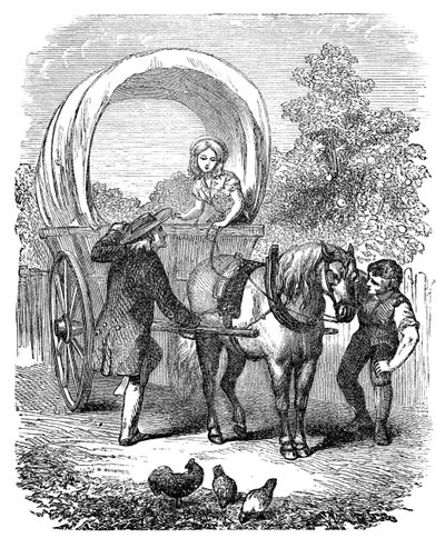 Landevognsvogn med kaleche, c1882 af Unbekannt