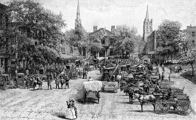 Court House Square, Lexington, Kentucky af Unbekannt