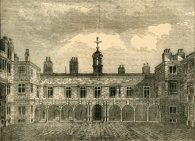 Court of Old Somerset House, fra nord, 1881. af Unbekannt