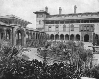 Court of Ponce de Leon, St. Augustine, Florida, USA, c1900. af Unbekannt