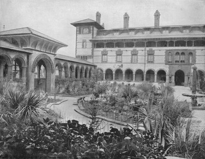 Court of Ponce de Leon, St. Augustine, Florida, c1897. af Unbekannt