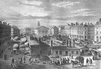 Covent Garden Market, c1820 1897 af Unbekannt