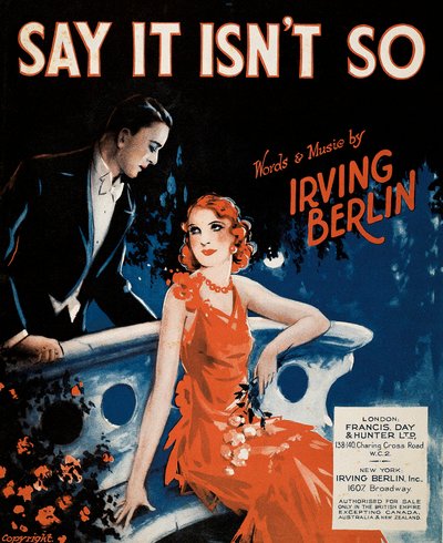 Cover af partituret til "Say It Isn