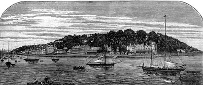Cowes Harbour, Isle of Wight, slutningen af det 19. århundrede af Unbekannt