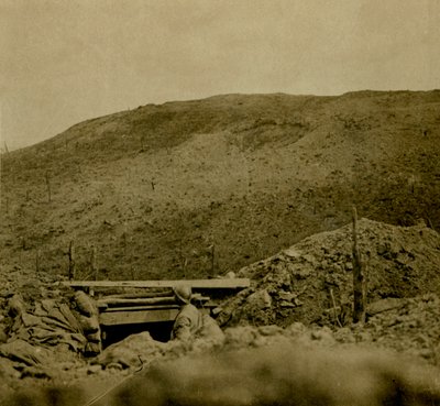 Kammen af bakken ved Les Éparges, det nordlige Frankrig, c1914-c1918. af Unbekannt
