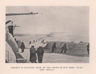Cricket i Igloolik, 1822-1823 1912. af Unbekannt