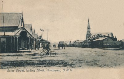 Cross Street, ser mod nord, Kroonstad, O.R.C, c1905. af Unbekannt