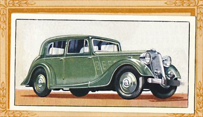 Crossley 10 Regis Saloon, c1936 af Unbekannt