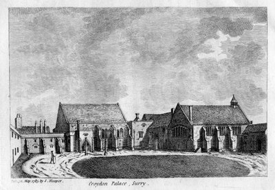 Croydon Palace, Surrey, 1785 af Unbekannt