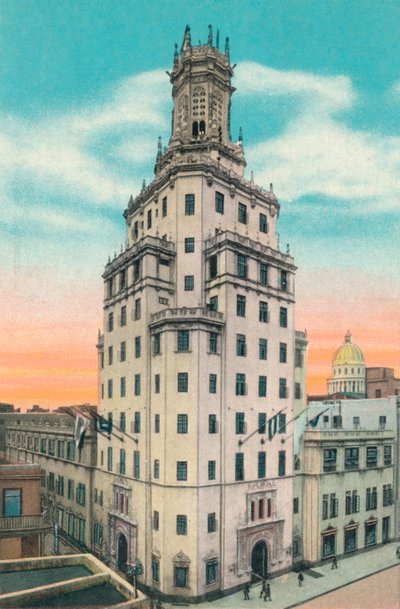 Cubansk telefonselskab, Havana, Cuba, c1910 af Unbekannt