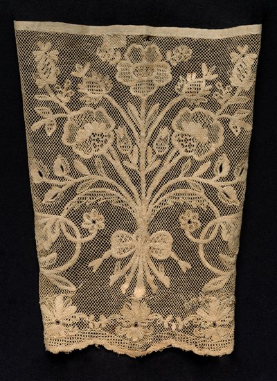 Manchet med blomsterranker, 1800-tallet. af Unbekannt