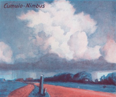 Cumulo-Nimbus - Et dusin af de vigtigste skyformer på himlen, 1935 af Unbekannt