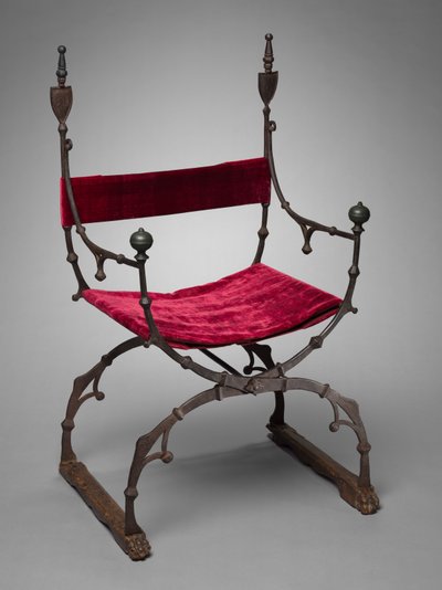 Curule Foldestol, ca. 1450-1500. af Unbekannt