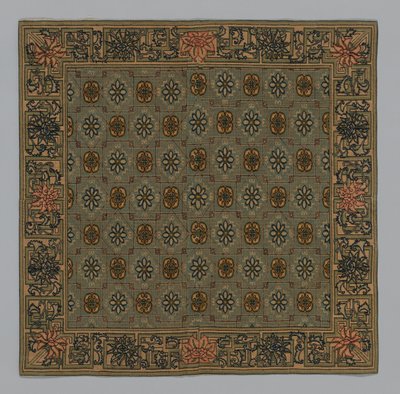 Pudebetræk, Kina, Qing-dynastiet 1644-1911, ca. 1900. af Unbekannt