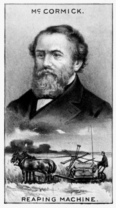 Cyrus Hall McCormick, irisch-amerikanischer Bauer, Erfinder, Geschäftsmann und Vermarkter, um 1924 von Unbekannt