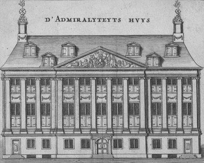 DAdmiralyteyts Huys, slutningen af det 17.-begyndelsen af det 18. århundrede. af Unbekannt