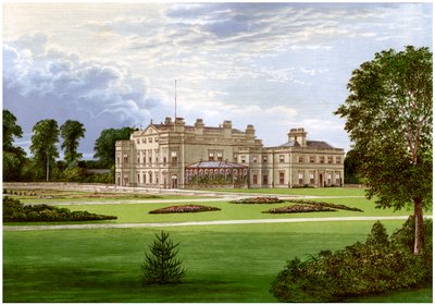 Dalton Hall, nær Beverley, Yorkshire, hjemsted for Lord Hotham, c1880 af Unbekannt