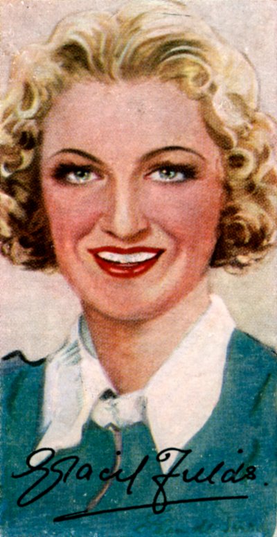 Dame Gracie Fields, 1898-1979, engelsk sangerinde og komiker, 20. århundrede af Unbekannt