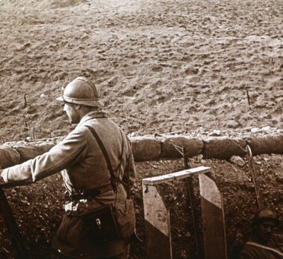 Damloup batteri, Verdun, Nordfrankrig, c1914-c1918 af Unbekannt
