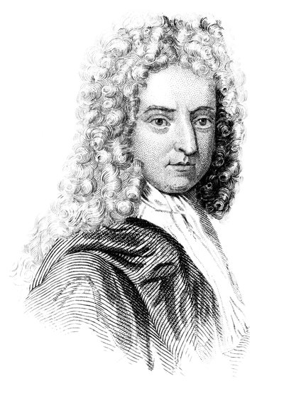 Daniel Defoe, engelsk forfatter, journalist og spion, c1850 af Unbekannt