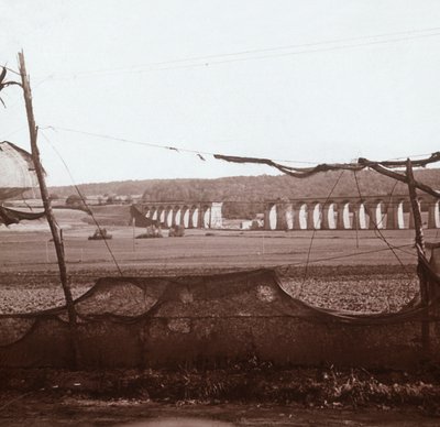 Dannemarie Viaduct, Nordfrankrig, c1914-c1918 af Unbekannt