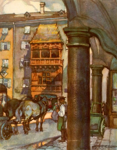 Das Goldene Dachl, um 1929 von Unbekannt