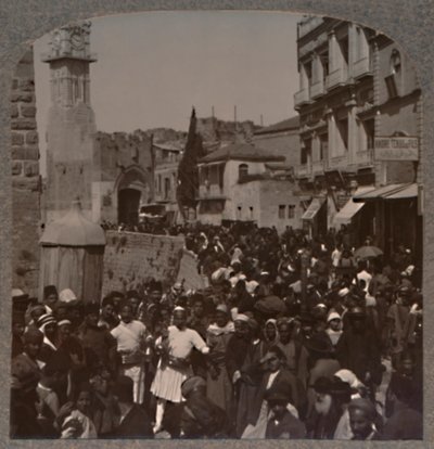David Street, Jerusalem, c1900 af Unbekannt
