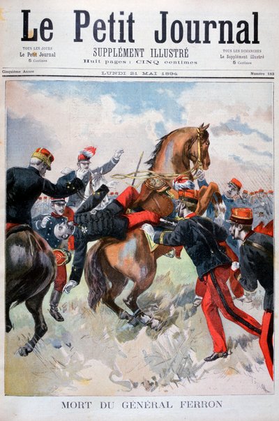 General Ferrons død, 1894 af Unbekannt